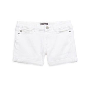DL1961 Girls Piper Shirt Cuffed Jean Shorts - size 14